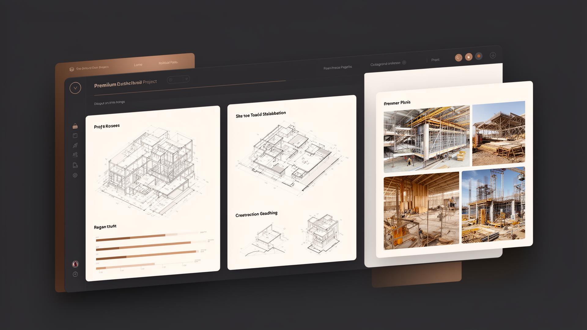 ARHĒHUB construction project dashboard